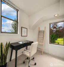 Upper level third bedroom/office/den