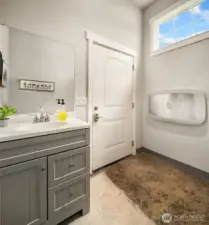 Exterior Bathroom for contractors, farm clean up and guests