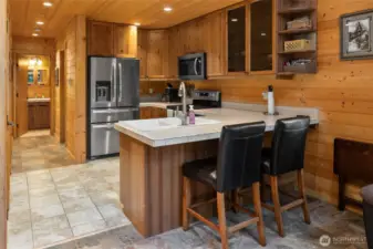 Fun breakfast bar