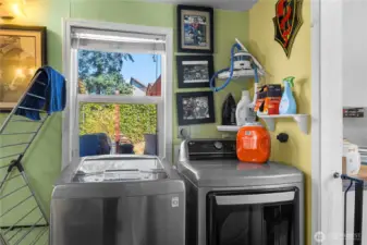 Laundry area.