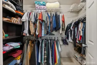 Nice big walk-in closet in Primary!