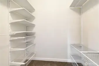 Custom walk-in closet