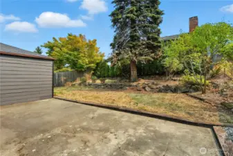 Big, terraced lot