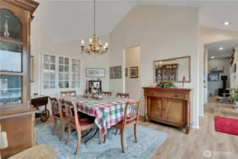 Formal dining room with classic details