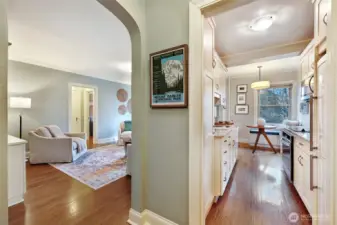 View at the front door as you enter unit 202.