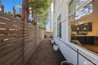 Lots of extra outdoor space with this being a corner unit.