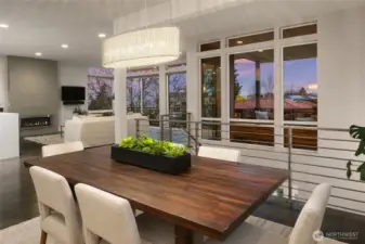 Upper Floor: Great Room/Dining Area