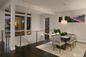 Upper Floor: Great Room/Dining Area