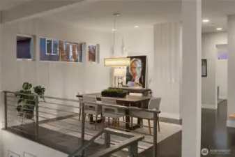 Upper Floor: Great Room/Dining Area