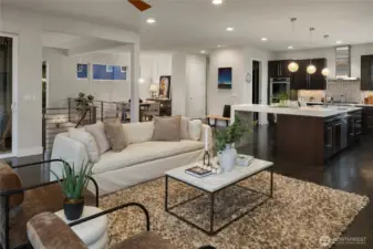 Upper Floor: Great Room