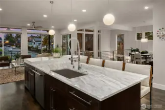 Upper Floor Great Room/Kitchen Area