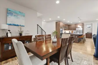 Room for a large dining room table to seat all your guests