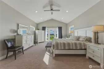 Walk out the French Doors of the Priamry for stunning and vast views