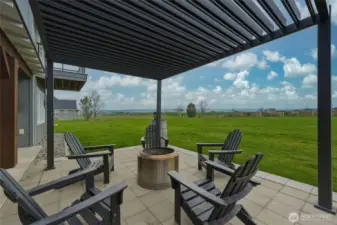 Patio accessed from Living Room and Dining Room