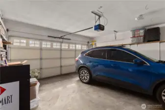 Large 2 car garage