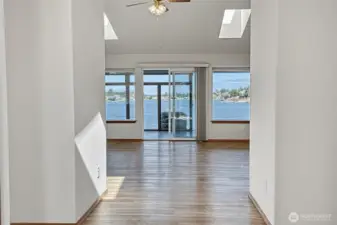 Entering from the Front Door