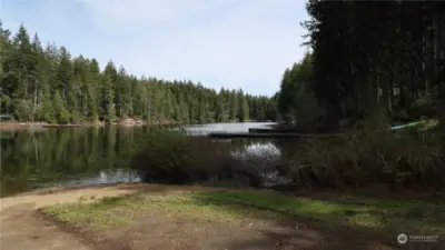 collins Lake at the park