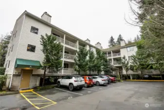 Building Exterior view from the parking lot