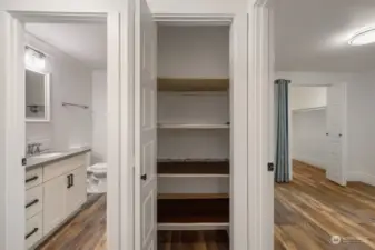 Bath Entry+Additional Storage Closet