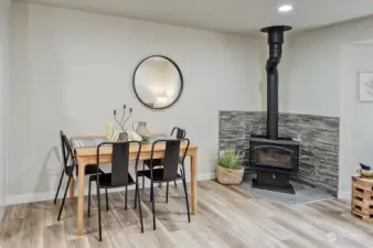 Dining Area and Fire Place