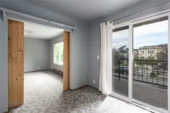 Second bedroom unfurnished
