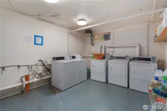 Laundry, located in the basement