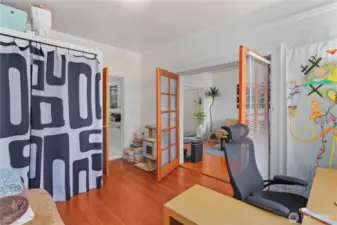 Spacious Den, can be use as an office or second bedroom.