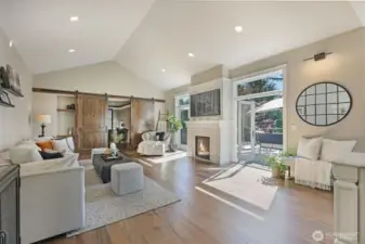 Extensive list of high-end finishes.  Custom millwork throughout,  Hardwood flooring: Cross cut walnut,  Solid core doors throughout,  In-ceiling speakers throughout the home,  Office / bedroom - custom millwork shadow box ceiling,  4 person infrared hemlock sauna, Hydrothermal Heat & A/C system and more.