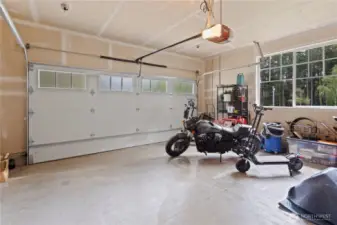 Garage with plenty of storage