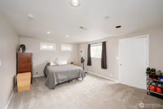 Bedroom 4. Note private entrance.