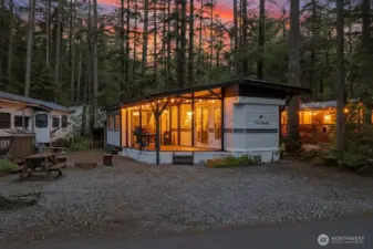 Located just a short distance from the year round pool with hot tub. As well as convenience stations, library and laundry facilities.