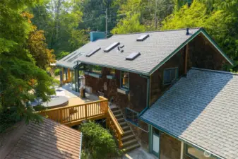 Large lot with full privacy.