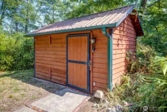 Garden shed.