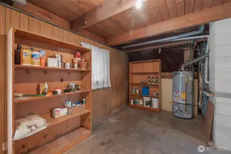 back side of basement