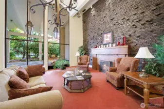 Take another look at the building’s spacious and gracious lobby.