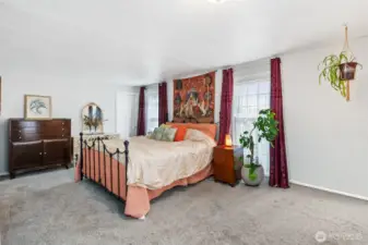 this used to be 2 bedrooms. the door is still hidden in the walls!