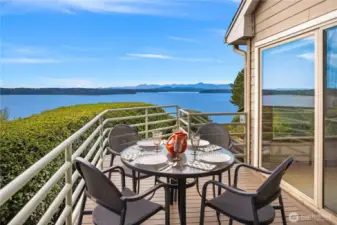 View deck - many outdoor options at this home.