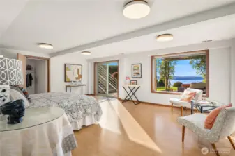 Lower 2nd primary suite option, or could be huge additional rec room.