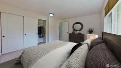 2nd bedroom. Virtually staged.