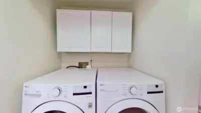 Laundry on the 2nd level.