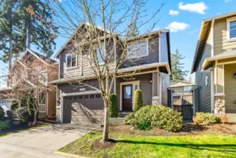 Attached 2 car garage