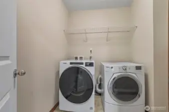 Laundry Room w Washer and Dryer