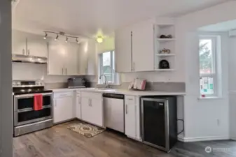 New counter top in kitchen