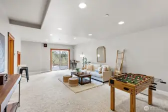Basement is family room  or could be a bedroom