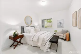 Spare bedroom is also spacious.