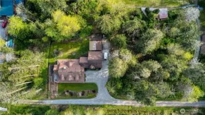 Aerial view of the property, including lots 7, 8 & 9.