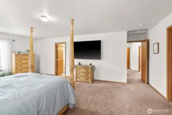 Another view of the primary bedroom