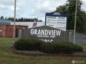 Business Park diagonally from Site