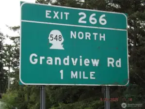 I-5 Exit Sign