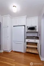 Plenty of kitchen storage.